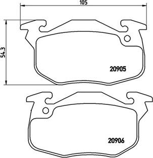 Magneti Marelli 363700461097 - Bremžu uzliku kompl., Disku bremzes ps1.lv