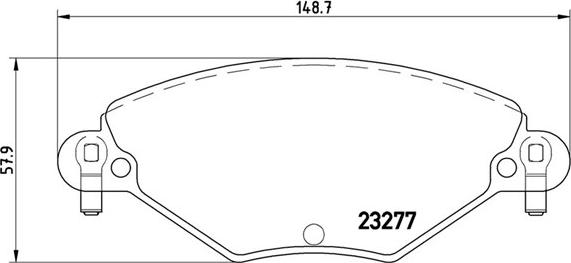 Magneti Marelli 363700461071 - Bremžu uzliku kompl., Disku bremzes ps1.lv