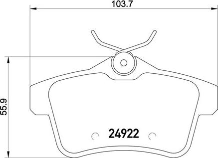 Magneti Marelli 363700461114 - Bremžu uzliku kompl., Disku bremzes ps1.lv