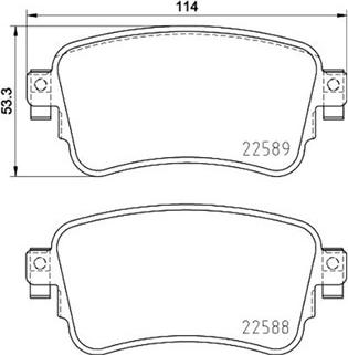 Magneti Marelli 363700461133 - Bremžu uzliku kompl., Disku bremzes ps1.lv