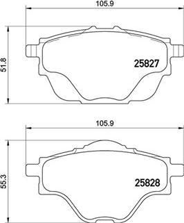 Magneti Marelli 363700461124 - Bremžu uzliku kompl., Disku bremzes ps1.lv