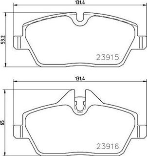 Magneti Marelli 363700406091 - Bremžu uzliku kompl., Disku bremzes ps1.lv