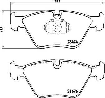 Magneti Marelli 363700406042 - Bremžu uzliku kompl., Disku bremzes ps1.lv