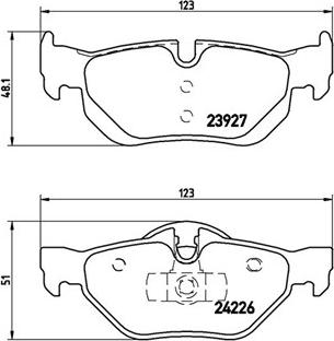 Magneti Marelli 363700406038 - Bremžu uzliku kompl., Disku bremzes ps1.lv