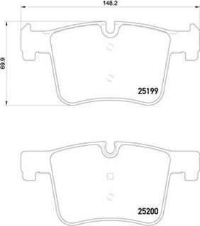 Magneti Marelli 363700406075 - Bremžu uzliku kompl., Disku bremzes ps1.lv