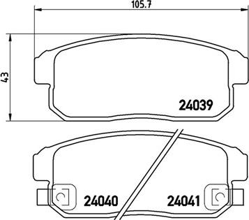 Magneti Marelli 363700410005 - Bremžu uzliku kompl., Disku bremzes ps1.lv