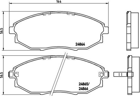 Magneti Marelli 363700410007 - Bremžu uzliku kompl., Disku bremzes ps1.lv