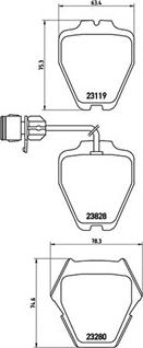 Magneti Marelli 363700485054 - Bremžu uzliku kompl., Disku bremzes ps1.lv