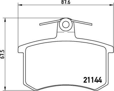 Magneti Marelli 363700485013 - Bremžu uzliku kompl., Disku bremzes ps1.lv