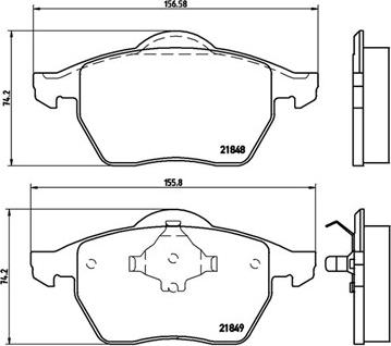 Magneti Marelli 363700485039 - Bremžu uzliku kompl., Disku bremzes ps1.lv