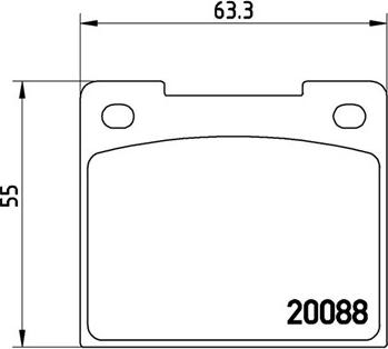 Magneti Marelli 363700486001 - Bremžu uzliku kompl., Disku bremzes ps1.lv