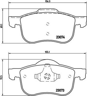 Magneti Marelli 363700486016 - Bremžu uzliku kompl., Disku bremzes ps1.lv