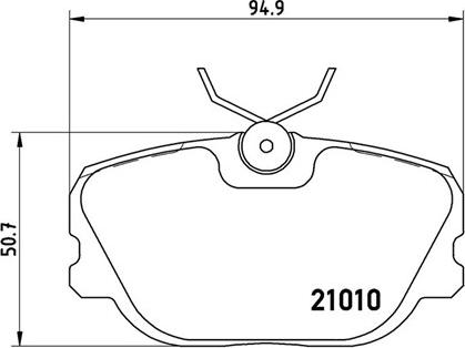 Magneti Marelli 363700486011 - Bremžu uzliku kompl., Disku bremzes ps1.lv