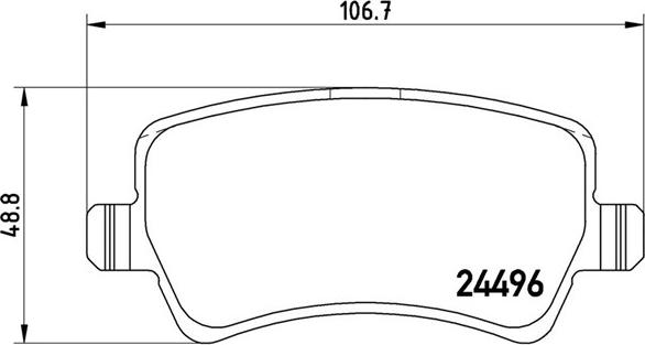 Magneti Marelli 363700486021 - Bremžu uzliku kompl., Disku bremzes ps1.lv