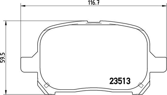 Magneti Marelli 363700483040 - Bremžu uzliku kompl., Disku bremzes ps1.lv