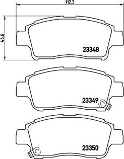 Magneti Marelli 363700483050 - Bremžu uzliku kompl., Disku bremzes ps1.lv