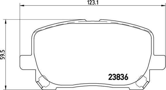 Magneti Marelli 363700483061 - Bremžu uzliku kompl., Disku bremzes ps1.lv