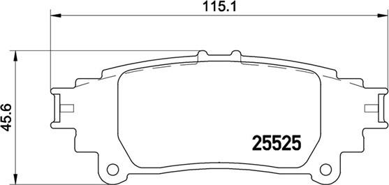 Magneti Marelli 363700483132 - Bremžu uzliku kompl., Disku bremzes ps1.lv