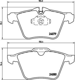 TRUPART DP41595RS - Bremžu uzliku kompl., Disku bremzes ps1.lv