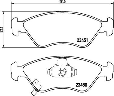 Magneti Marelli 363700430007 - Bremžu uzliku kompl., Disku bremzes ps1.lv