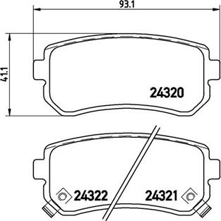 Magneti Marelli 363700430025 - Bremžu uzliku kompl., Disku bremzes ps1.lv