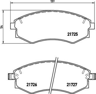 Magneti Marelli 363700203041 - Bremžu uzliku kompl., Disku bremzes ps1.lv