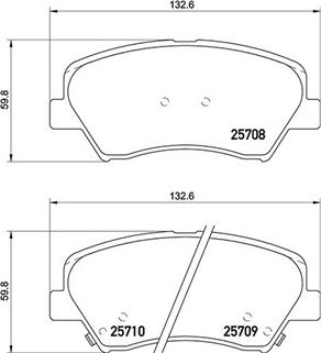 Magneti Marelli 363700430073 - Bremžu uzliku kompl., Disku bremzes ps1.lv