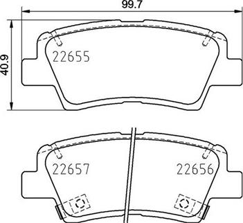 Magneti Marelli 363700430103 - Bremžu uzliku kompl., Disku bremzes ps1.lv