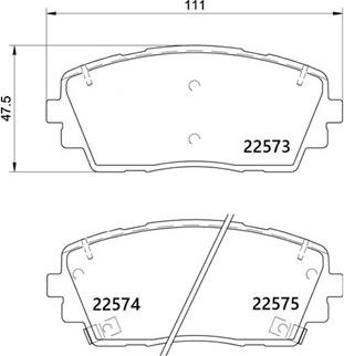 Magneti Marelli 363700430115 - Bremžu uzliku kompl., Disku bremzes ps1.lv