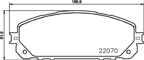 Magneti Marelli 363700437021 - Bremžu uzliku kompl., Disku bremzes ps1.lv