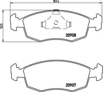 Magneti Marelli 363700424019 - Bremžu uzliku kompl., Disku bremzes ps1.lv