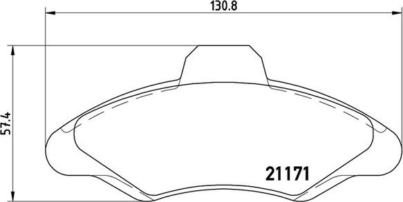 Magneti Marelli 363700424029 - Bremžu uzliku kompl., Disku bremzes ps1.lv