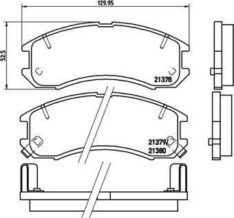 Magneti Marelli 363700424024 - Bremžu uzliku kompl., Disku bremzes ps1.lv