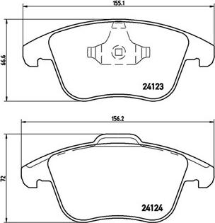 Magneti Marelli 363700424076 - Bremžu uzliku kompl., Disku bremzes ps1.lv