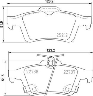 Magneti Marelli 363700424216 - Bremžu uzliku kompl., Disku bremzes ps1.lv