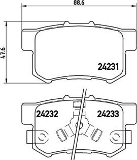 Magneti Marelli 363700428051 - Bremžu uzliku kompl., Disku bremzes ps1.lv