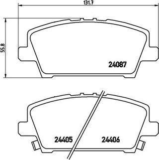 Magneti Marelli 323700037000 - Bremžu uzliku kompl., Disku bremzes ps1.lv