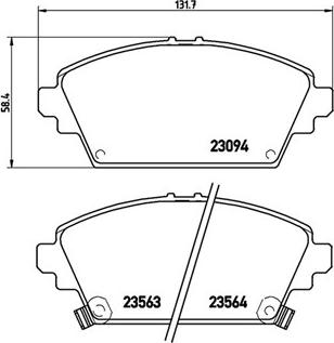 Magneti Marelli 363700428029 - Bremžu uzliku kompl., Disku bremzes ps1.lv