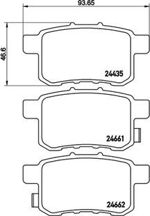 Magneti Marelli 363700428072 - Bremžu uzliku kompl., Disku bremzes ps1.lv