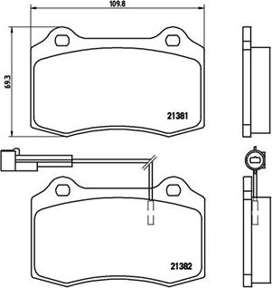 Magneti Marelli 363700423052 - Bremžu uzliku kompl., Disku bremzes ps1.lv