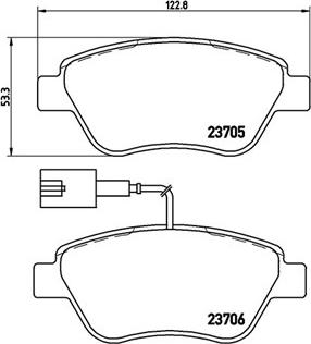 Magneti Marelli 363700423085 - Bremžu uzliku kompl., Disku bremzes ps1.lv