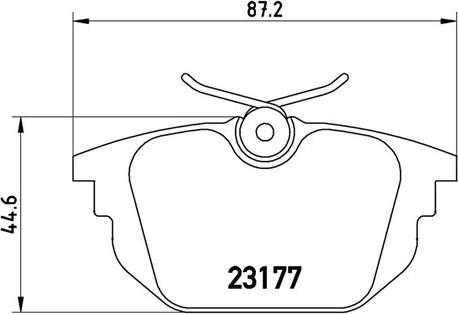 Magneti Marelli 363700423026 - Bremžu uzliku kompl., Disku bremzes ps1.lv