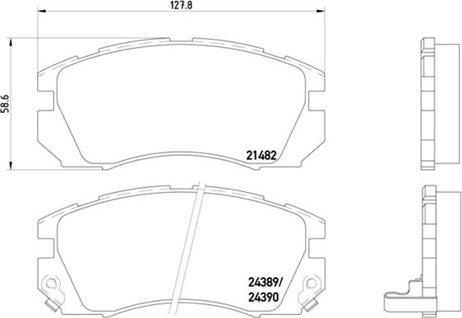 Magneti Marelli 363700478007 - Bremžu uzliku kompl., Disku bremzes ps1.lv