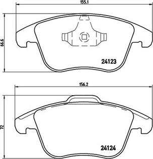 Magneti Marelli 363700544020 - Bremžu uzliku kompl., Disku bremzes ps1.lv