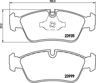 Magneti Marelli 363700506035 - Bremžu uzliku kompl., Disku bremzes ps1.lv