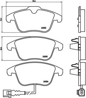 Magneti Marelli 363700585112 - Bremžu uzliku kompl., Disku bremzes ps1.lv