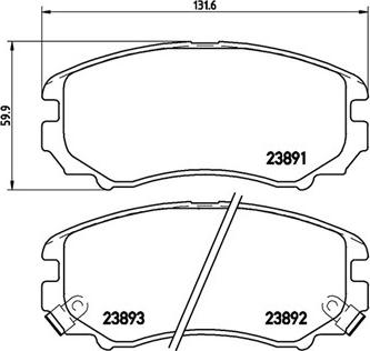 Magneti Marelli 363700530018 - Bremžu uzliku kompl., Disku bremzes ps1.lv