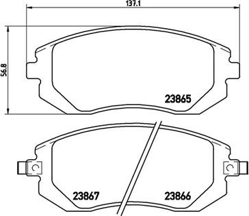 Magneti Marelli 363700578013 - Bremžu uzliku kompl., Disku bremzes ps1.lv