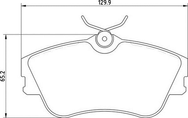 Magneti Marelli 363700205140 - Bremžu uzliku kompl., Disku bremzes ps1.lv