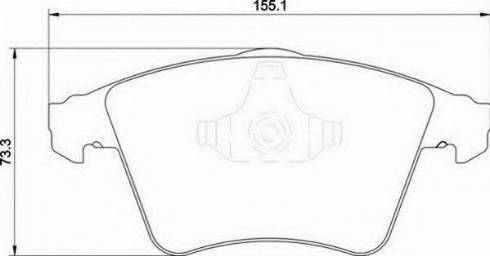 Magneti Marelli 363700201755 - Bremžu uzliku kompl., Disku bremzes ps1.lv